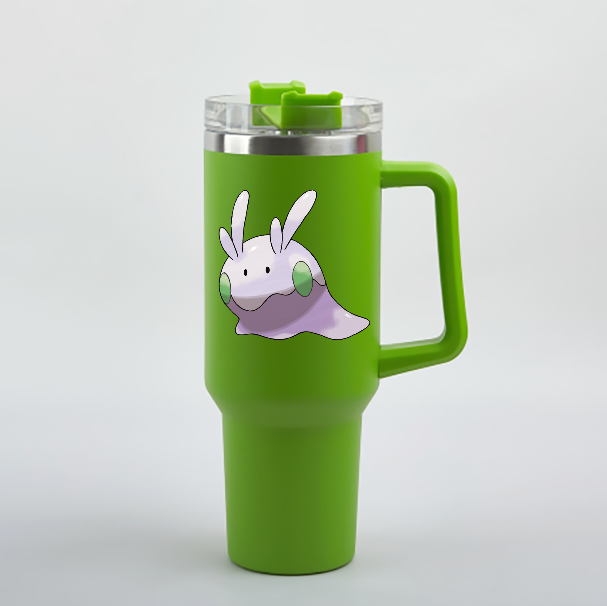 （画像用） ポケットモンスター Pokémon 1200mL車用タンブラー - クリスタルステッカー（プラスチックストロー付き）